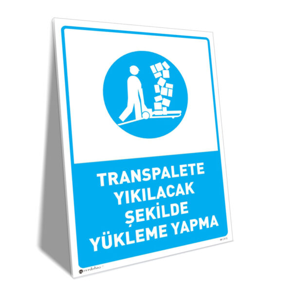 Transpalete Yıkılacak Şekilde Yükleme Yapma