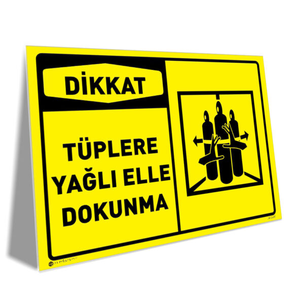 Tüplere Yağlı Elle Dokunma