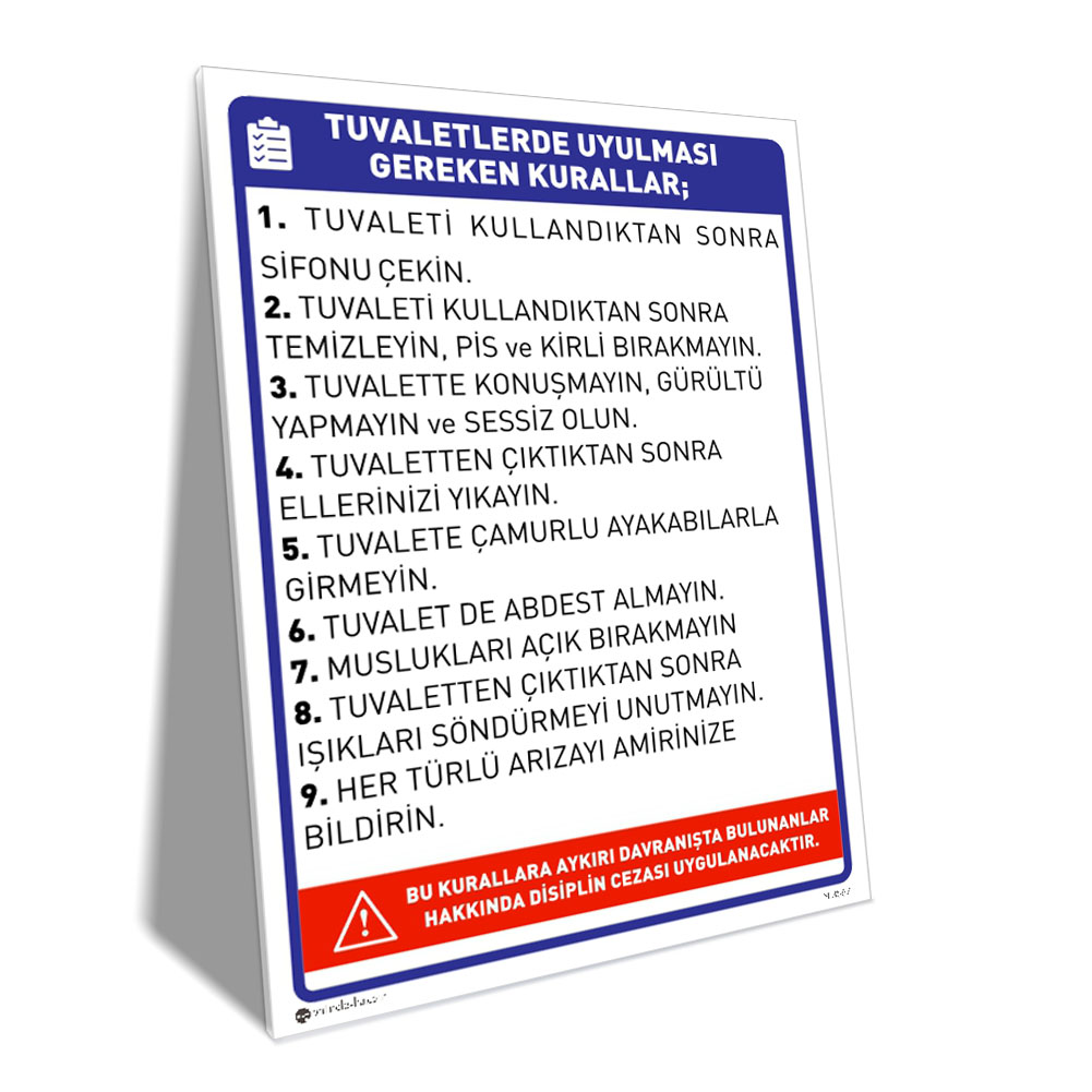 Tuvaletlerde Uyulması Gereken Kurallar Tuvaletlerde Uyulması Gereken Kurallar