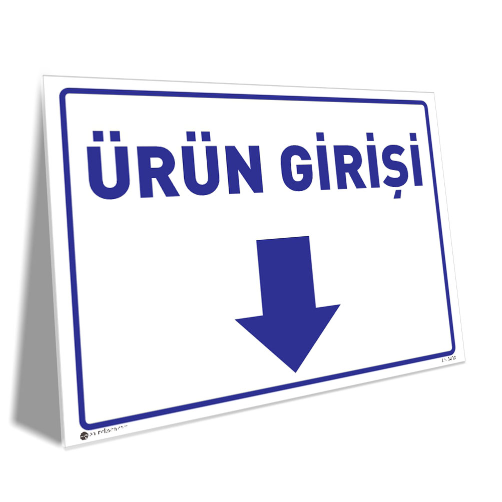 Ürün Girişi (Aşağı Ok Yönlendirmeli) Ürün Girişi (Aşağı Ok Yönlendirmeli)