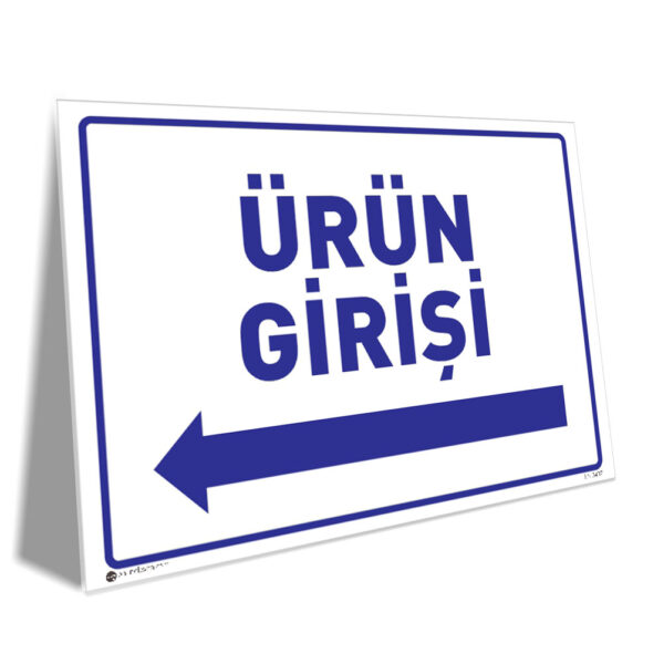 Ürün Girişi (Sol Ok Yönlendirmeli)