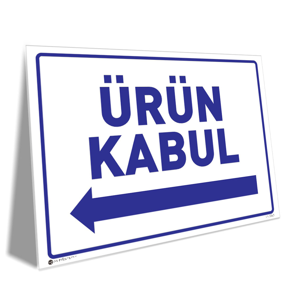 Ürün Kabul (Sol Ok Yönlendirmeli) Ürün Kabul (Sol Ok Yönlendirmeli)