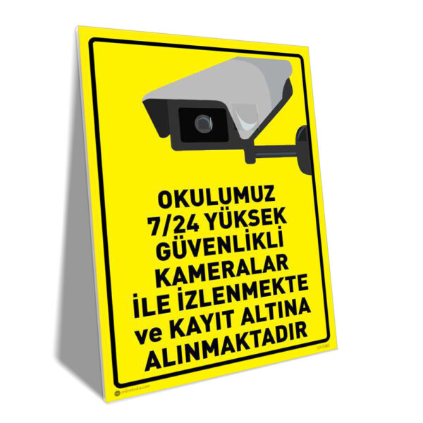 Okulumuz 7/24 Yüksek Güvenlikli Kamera İle İzlenmekte ve Kayıt Altına Alınmaktadır