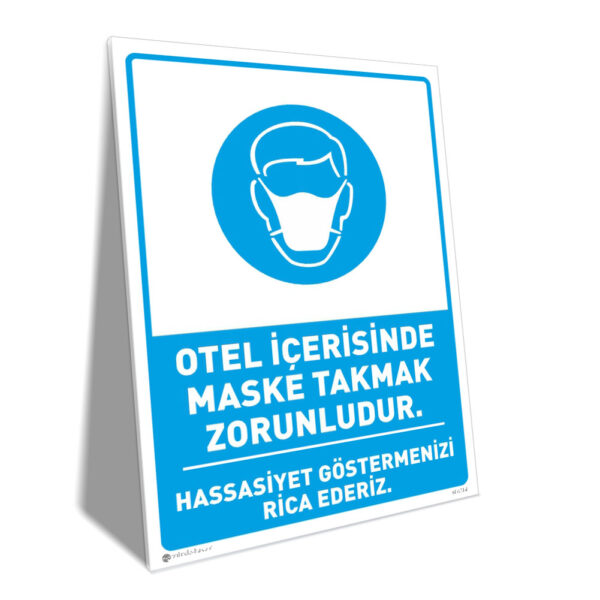 Otel İçerisinde Maske Takmak Zorunludur
