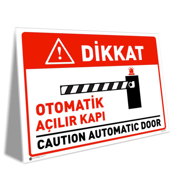 Otomatik Kapı ve Turnike (Caution Automatic Door)