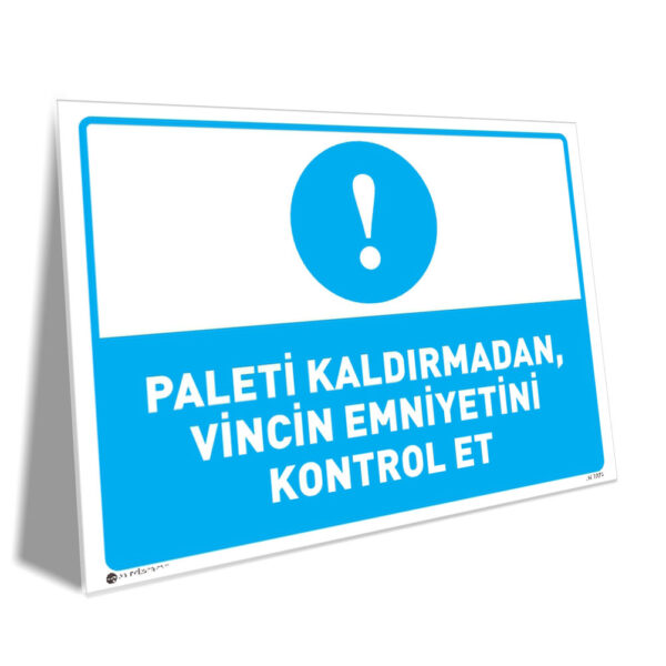 Paleti Kaldırmadan Vincin Emniyetini Kontrol Et