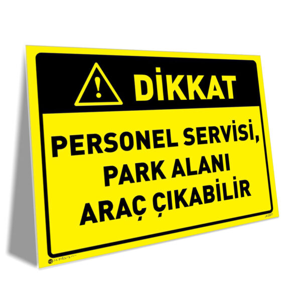 Personel Servisi Park Alanı Araç Çıkabilir