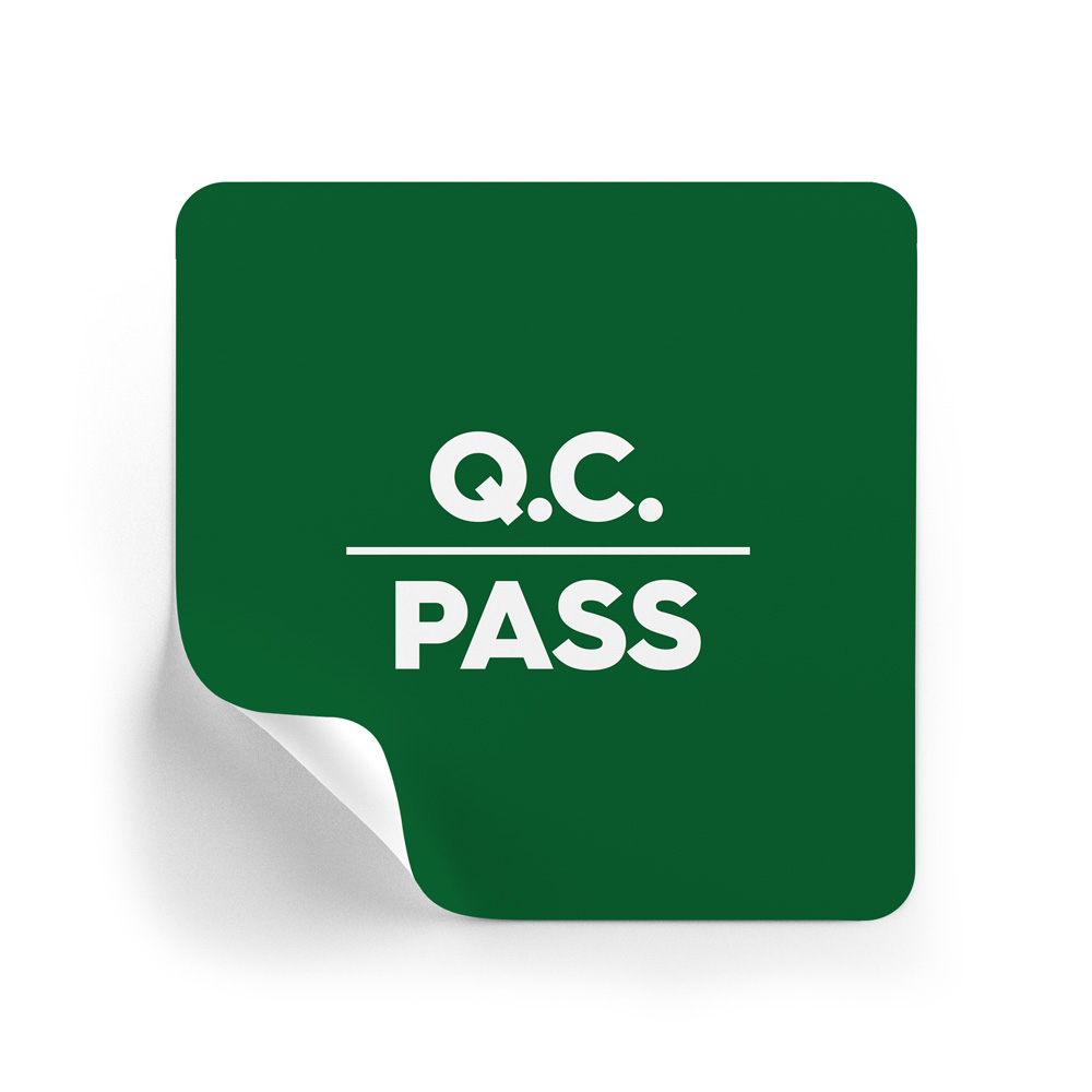 QC Pass Etiketi (Kare) QC Pass Etiketi (Kare)