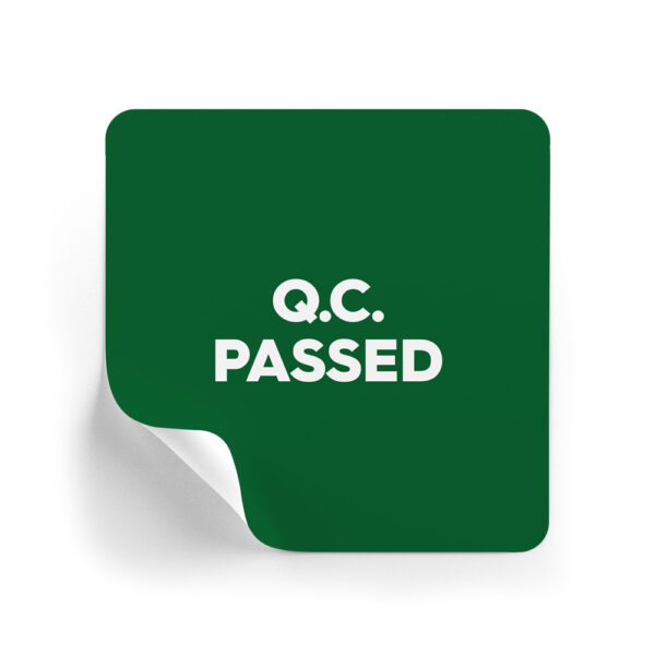 QC Passed Etiketi (Kare)