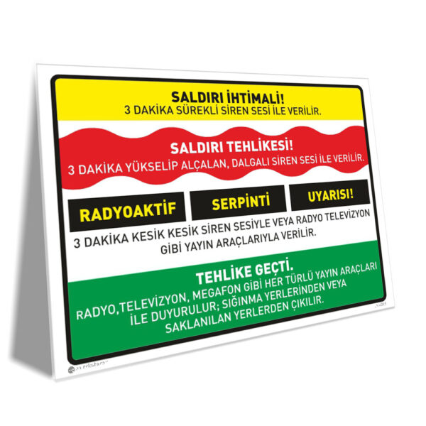 Radyoaktif Serpinti Uyarısı
