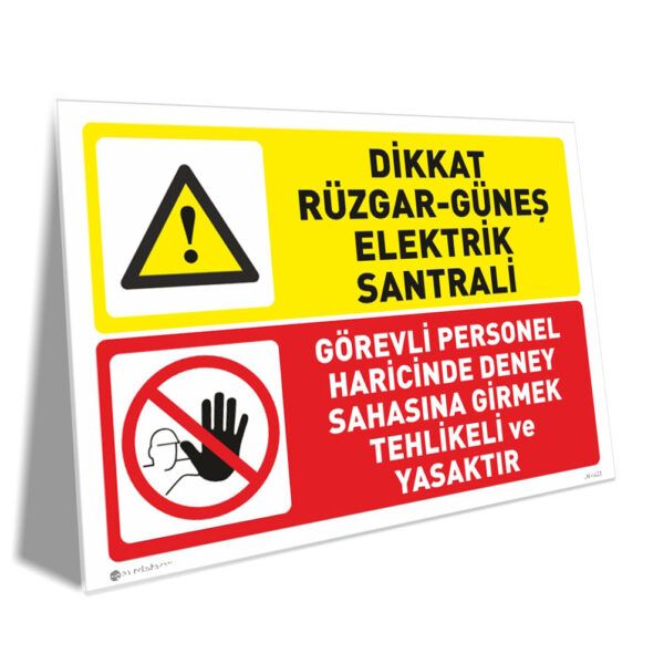 Rüzgar ve Güneş Elektrik Santrali Görevli Harici Girilmez