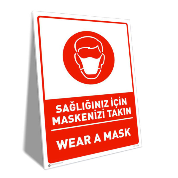 Sağlığınız İçin Maskenizi Takın - Wear a Mask