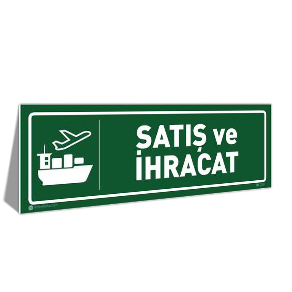 Satış ve İhracat Satış ve İhracat