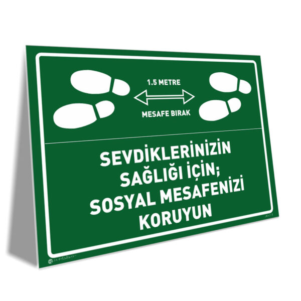 Sevdiklerinizin Sağlığı İçin Sosyal Mesafeyi Koruyun