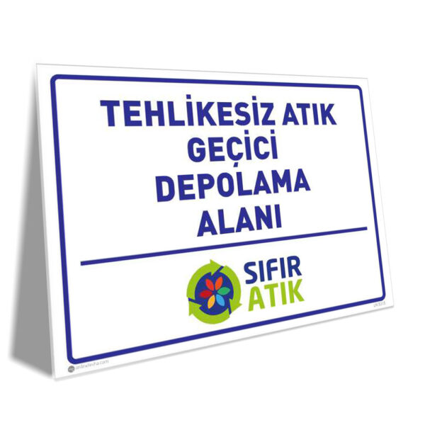 Sıfır Atık Tehlikesiz Atık Geçici Depolama Alanı