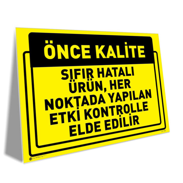 Sıfır Hatalı Ürün, Her Noktada Yapılan Etkin Kontrolle Elde Edilir