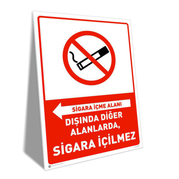 Sigara İçme Alanı Dışında Diğer Alanlarda Sigara İçilmez