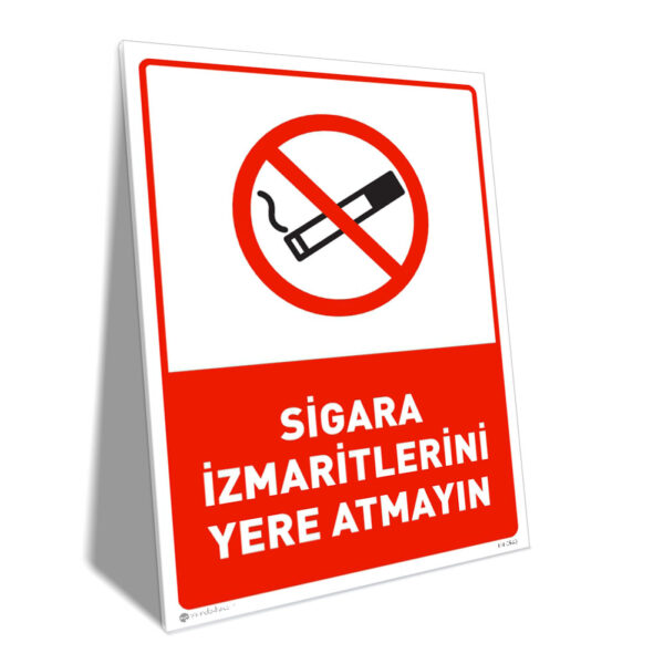 Sigara İzmaritlerini Yere Atmayın