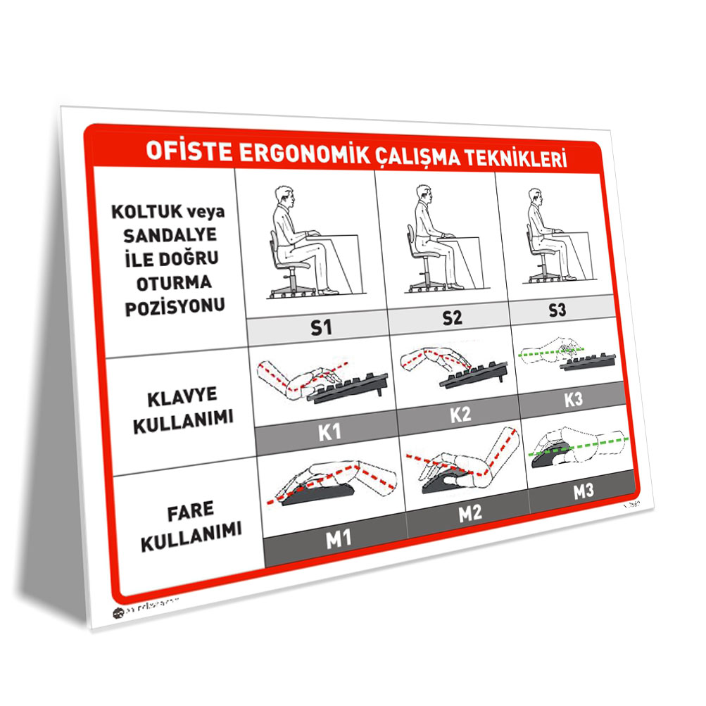 Ofiste Ergonomik Çalışma Teknikleri Talimatı Ofiste Ergonomik Çalışma Teknikleri Talimatı