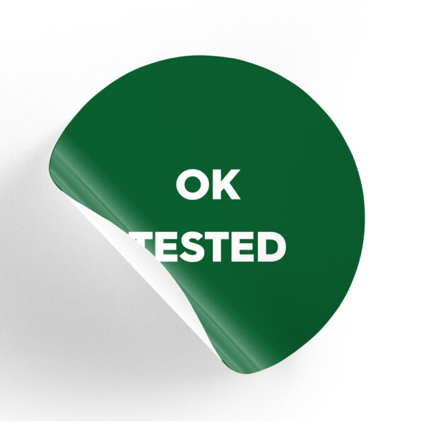 Ok - Tested Etiketi