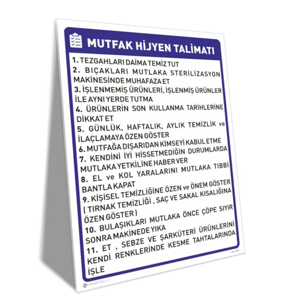 Mutfak Hijyen Talimatı