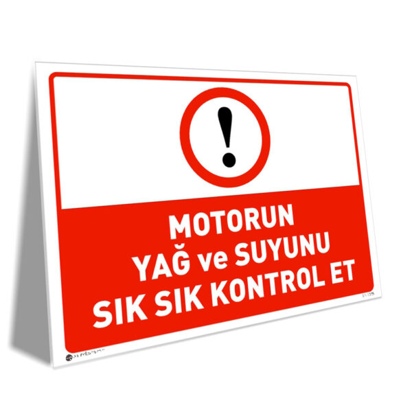 Motorun Yağ ve Suyunu Sık Sık Kontrol Et