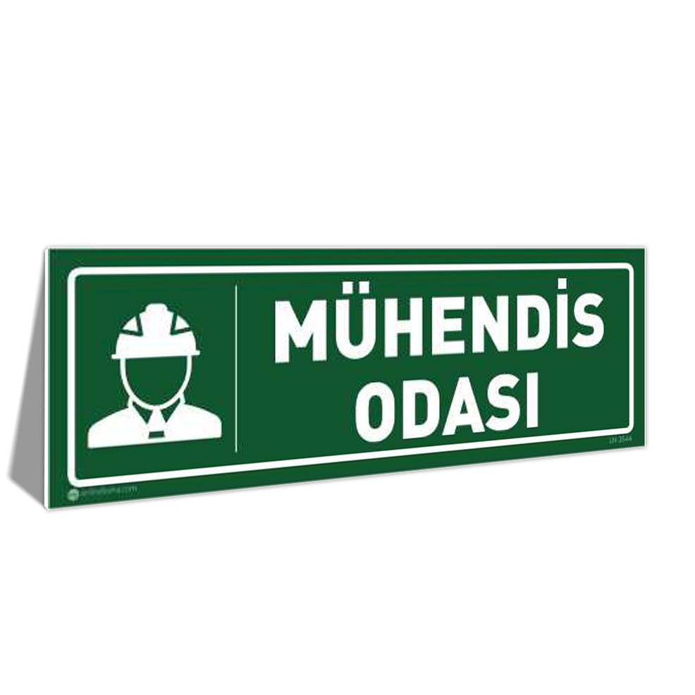 muhendis-odasi-kapi-isimligi-3544-yesil Mühendis Odası